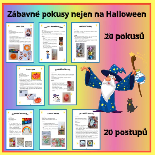 Zábavné pokusy nejen na Halloween