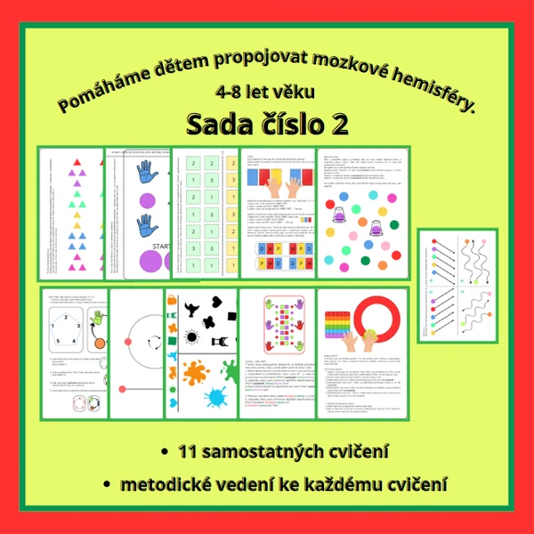 PROPOJOVÁNÍ MOZKOVÝCH HEMISFÉR 4-8 LET (č.2)
