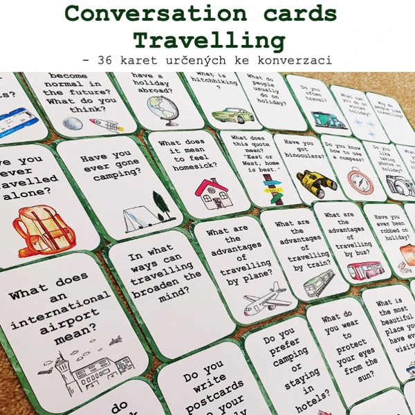 Conversation cards - Travelling