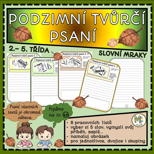PODZIMNÍ TVŮRČÍ PSANÍ