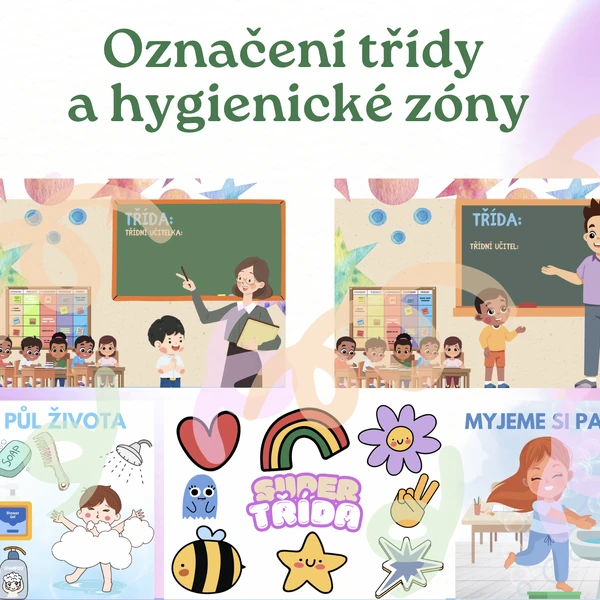 Označení třídy a hygienické zóny
