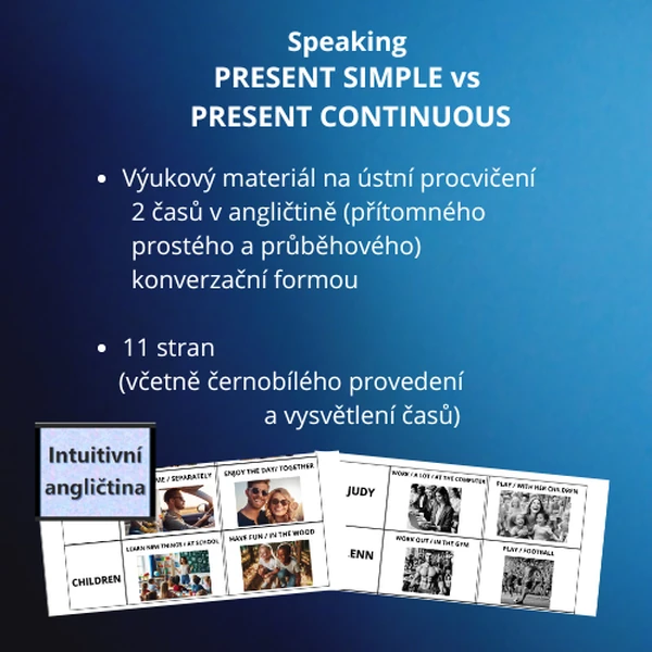 Speaking PRESENT SIMPLE vs PRESENT CONTINUOUS