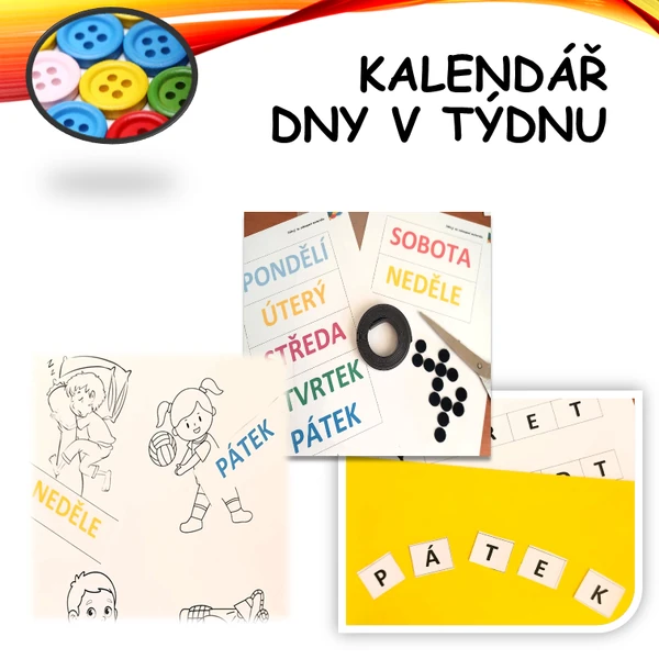 KALENDÁŘ - DNY V TÝDNU