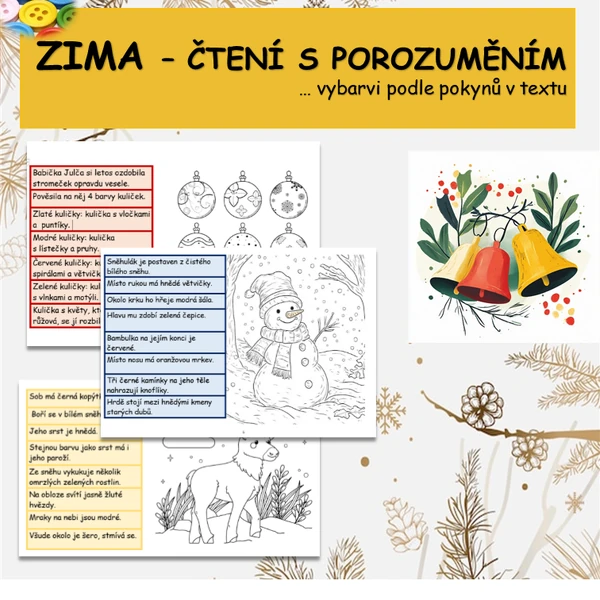 ČTENÍ S POROZUMĚNÍM - ZIMA