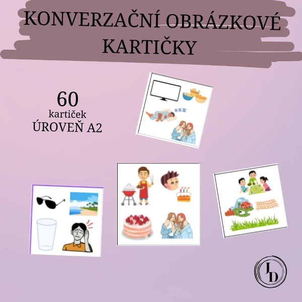 Konverzační obrázkové kartičky - úroveň A2