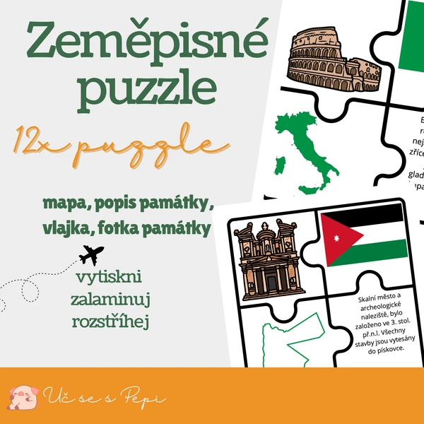 Zeměpisné puzzle