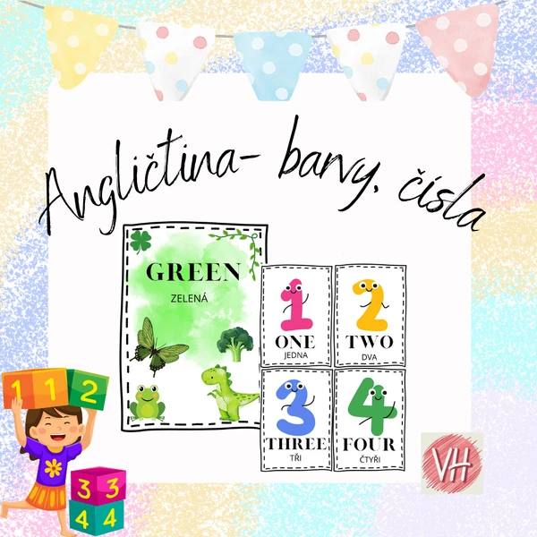 Angličtina- barvy a čísla