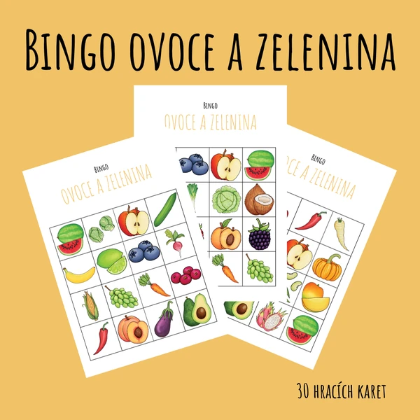 Bingo - ovoce a zelenina