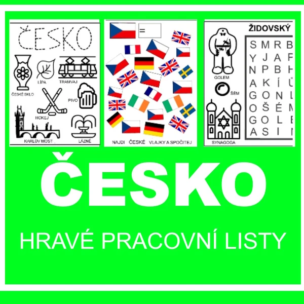 Česko - pracovní listy