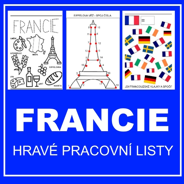 Francie-pracovní listy