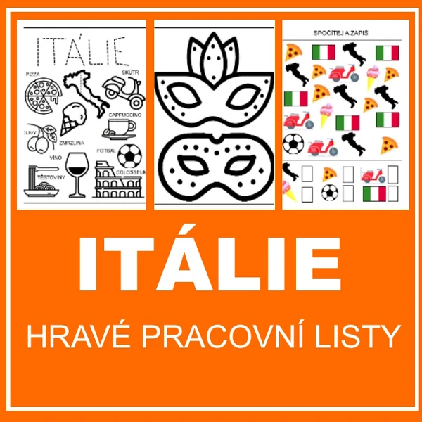 Itálie-pracovní listy