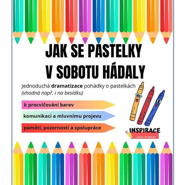 Scénář - Jak se pastelky v sobotu hádaly
