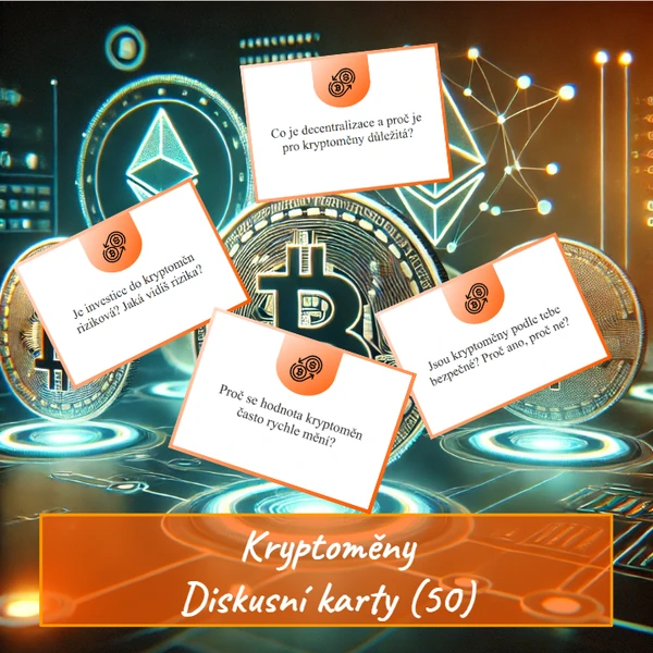 Kryptoměny - diskusní karty (50)