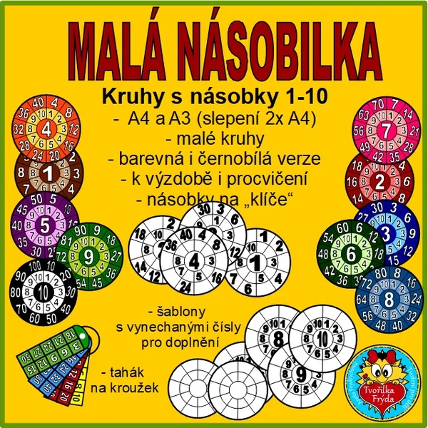 Malá násobilka - kruhy
