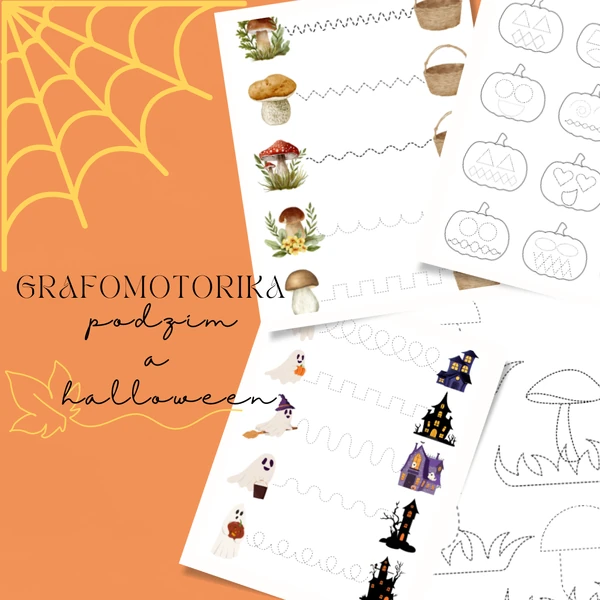 Grafomotorika - podzim a halloween
