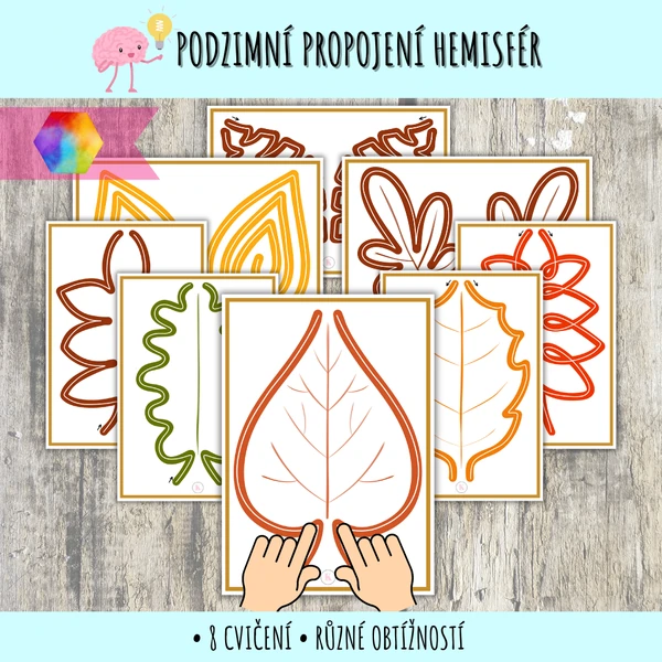 Cvičení na propojení hemisfér mozku - podzim