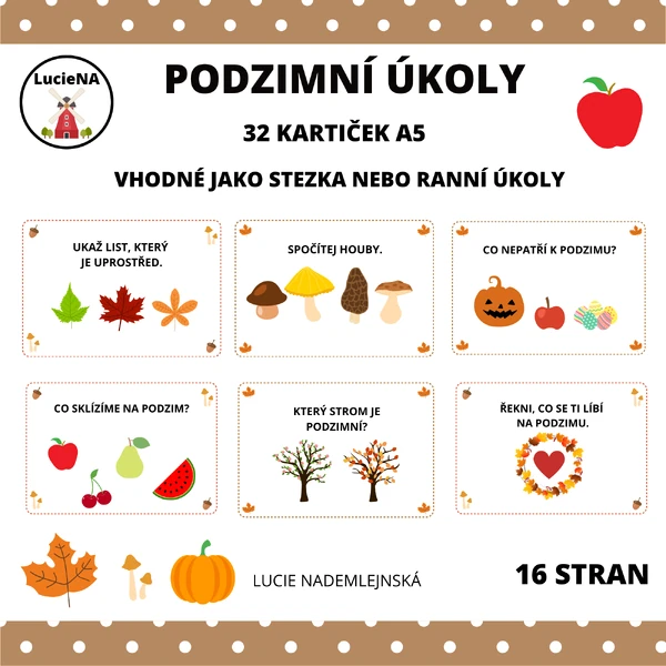 PODZIMNÍ ÚKOLY