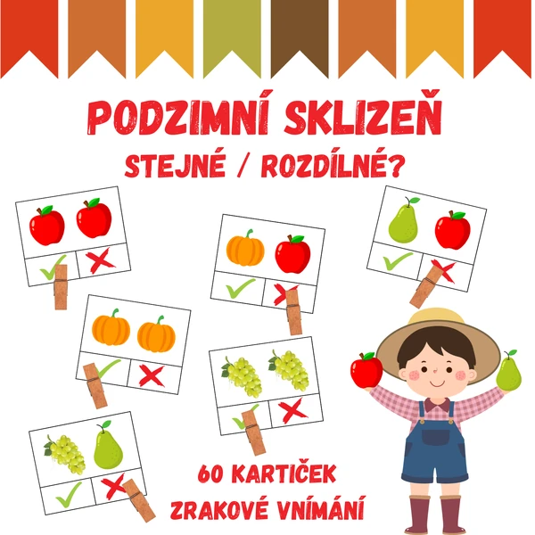 PODZIMNÍ SKLIZEŇ - stejné / rozdílné?