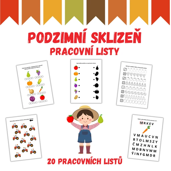 PODZIMNÍ SKLIZEŇ - pracovní listy