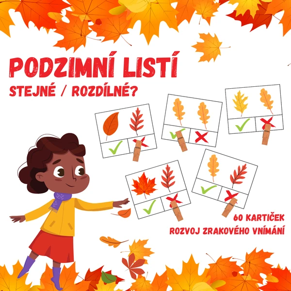 PODZIMNÍ LISTÍ - stejné / rozdílné?