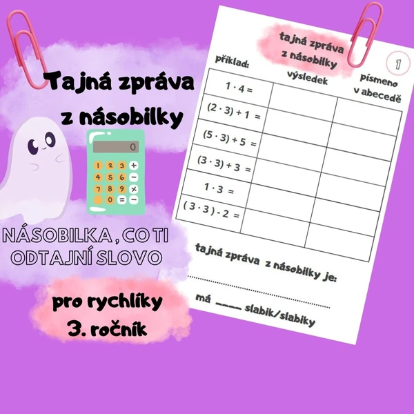 Tajná zpráva z násobilky