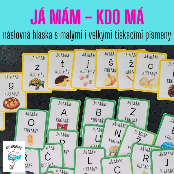 Já mám - kdo má? Náslovná hláska s obrázky