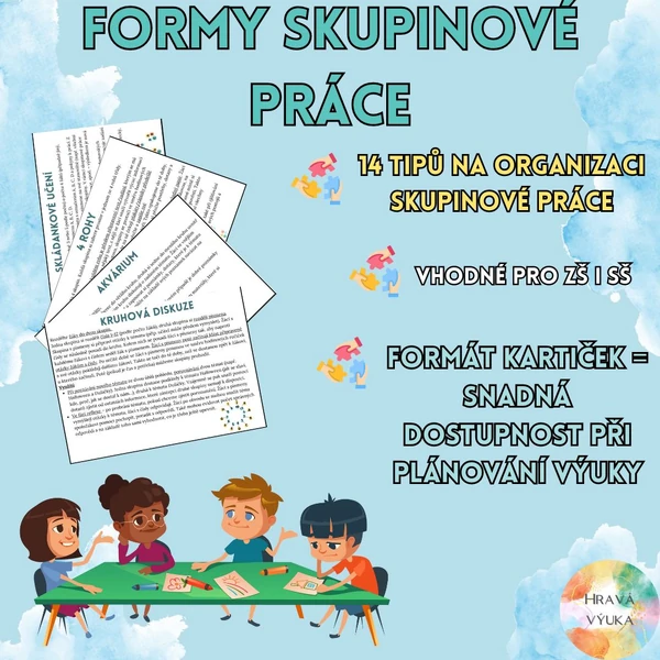 Skupinovka do kapsy - tipy na formy skupinové práce