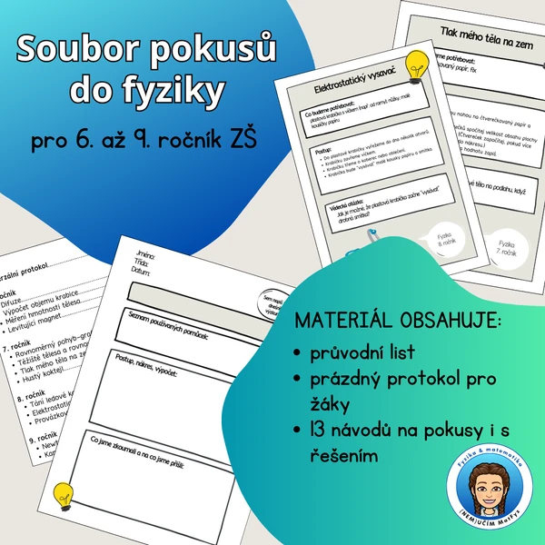 Soubor pokusů do fyziky