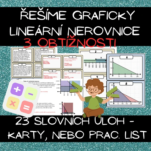 Řešíme graficky lineární nerovnice 