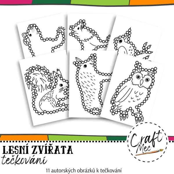LESNÍ ZVÍŘATA - TEČKOVÁNÍ
