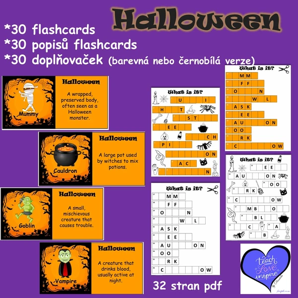 Halloween - vocabulary