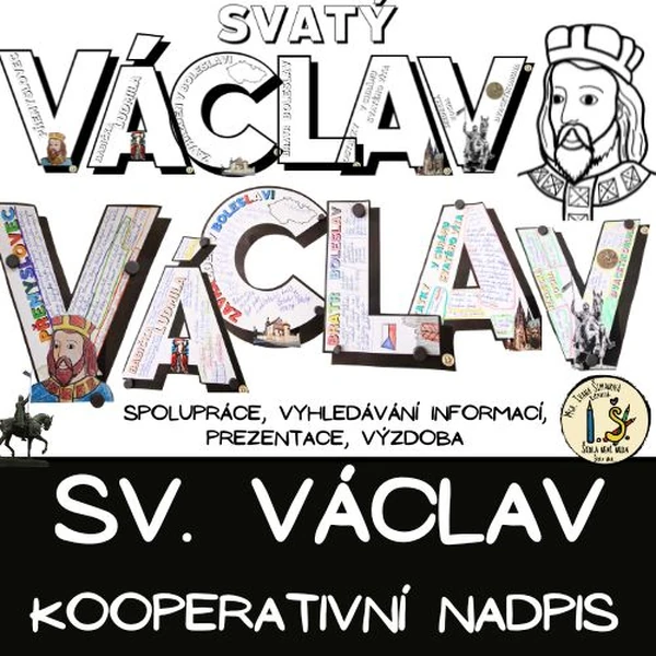 SVATÝ VÁCLAV - kooperativní nadpis.