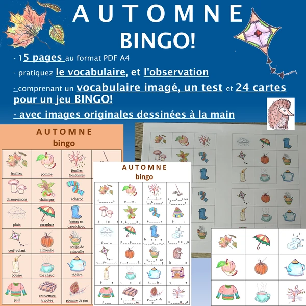 AUTOMNE / PODZIM - BINGO!