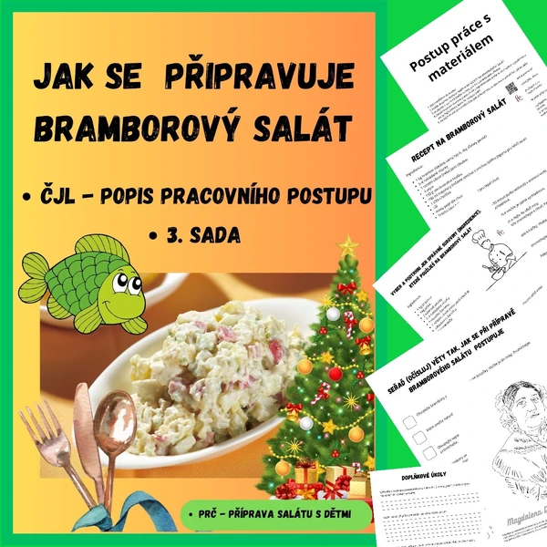 POPIS PRACOVNÍHO POSTUPU - Jak se připravuje bramborový salát