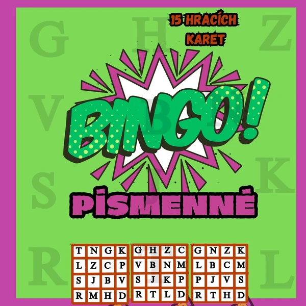 Písmenné Bingo