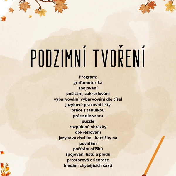 Podzimní tvoření