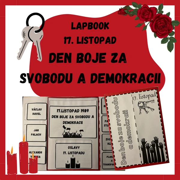 Lapbook - Den boje za svobodu a demokracii (17. listopad)