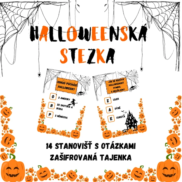 Stezka s tajenkou - HALLOWEEN