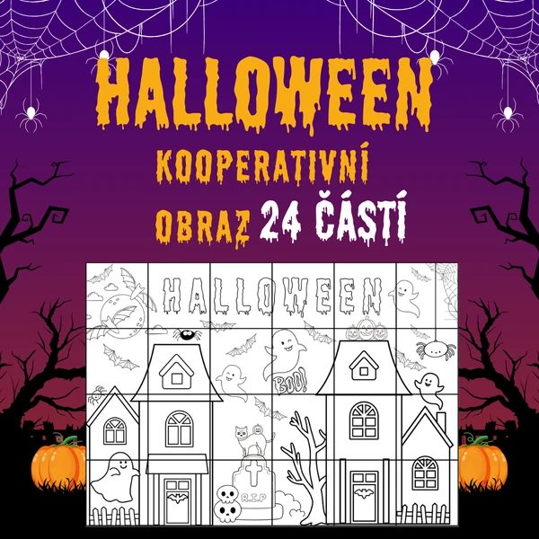 Halloween - kooperativní obraz
