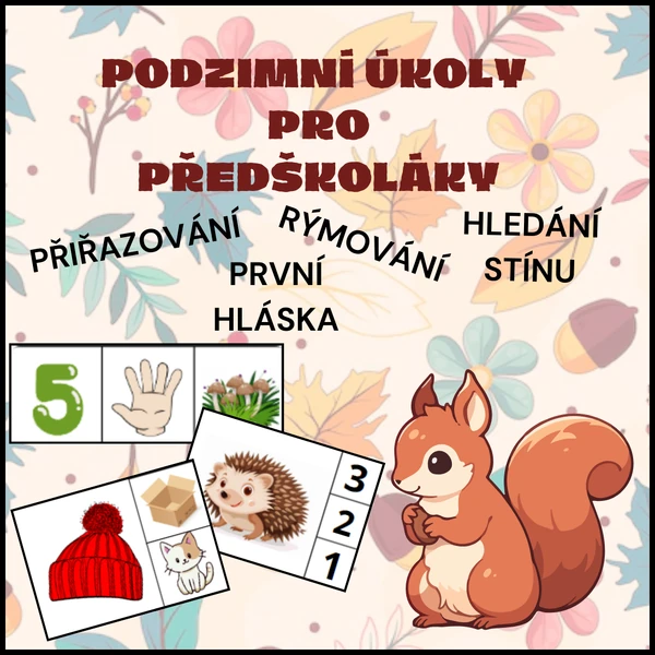 Podzimní úkoly pro předškoláky