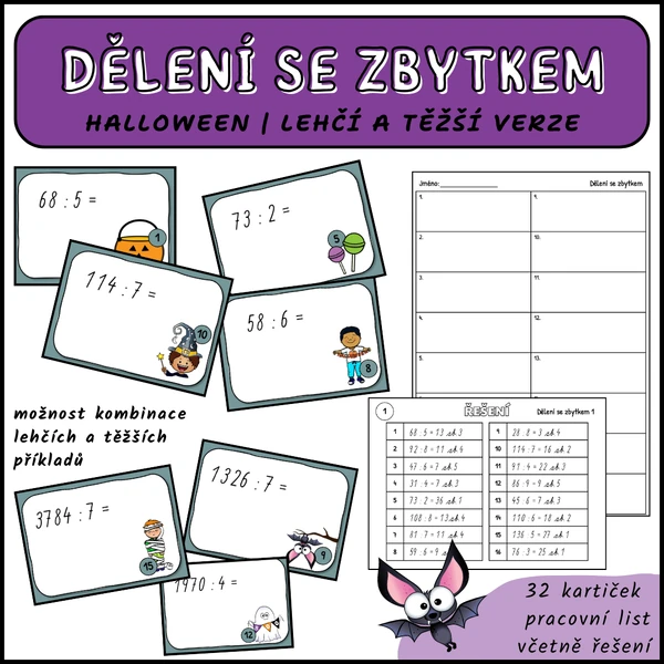 Halloweenské dělení se zbytkem - běhačka