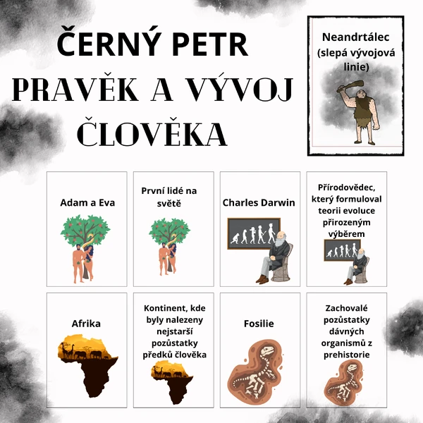 Černý Petr - Pravěk a vývoj člověka