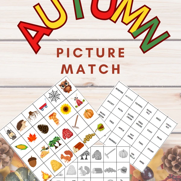 Halloween picture match