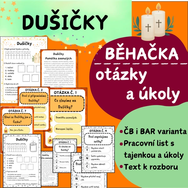 Dušičky- běhačka, pátračka