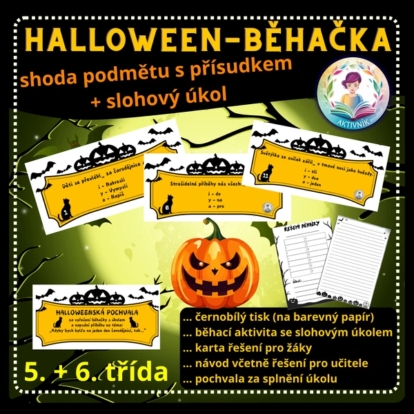 HALLOWEEN - běhačka s úkolem