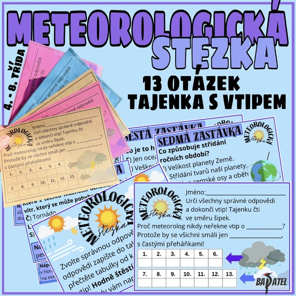 Meteorologická stezka 4. - 8. třída