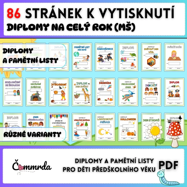Diplomy na celý rok (MŠ)