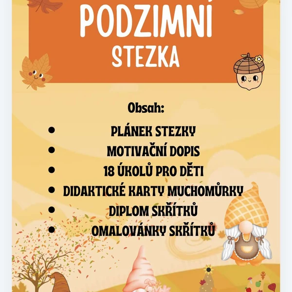 Podzimní stezka se skřítky