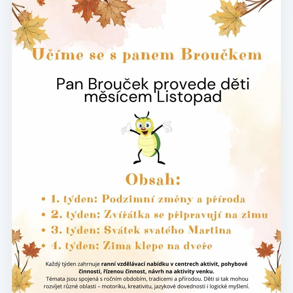 Příprava: Listopad