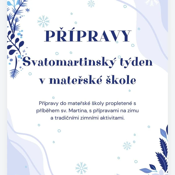 Svatý Martin - přípravy